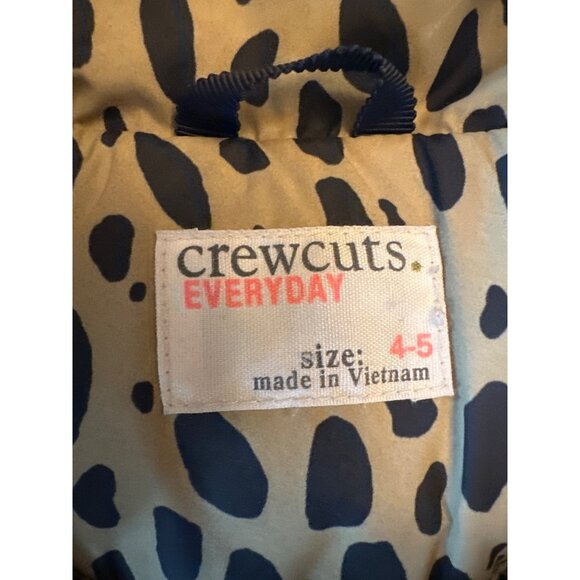 Crewcuts Everyday Kids 4-5 Leopard Print Hooded Puffer Jacket - Picture 2 of 6